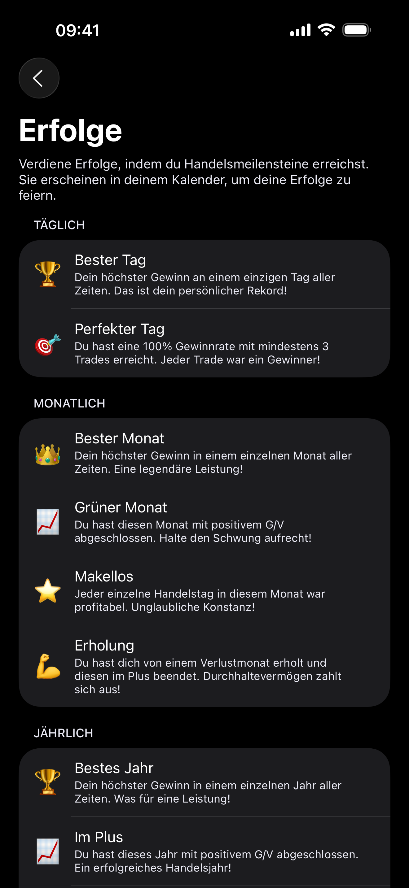 Proloca-Highlights-Ansicht auf dem iPhone