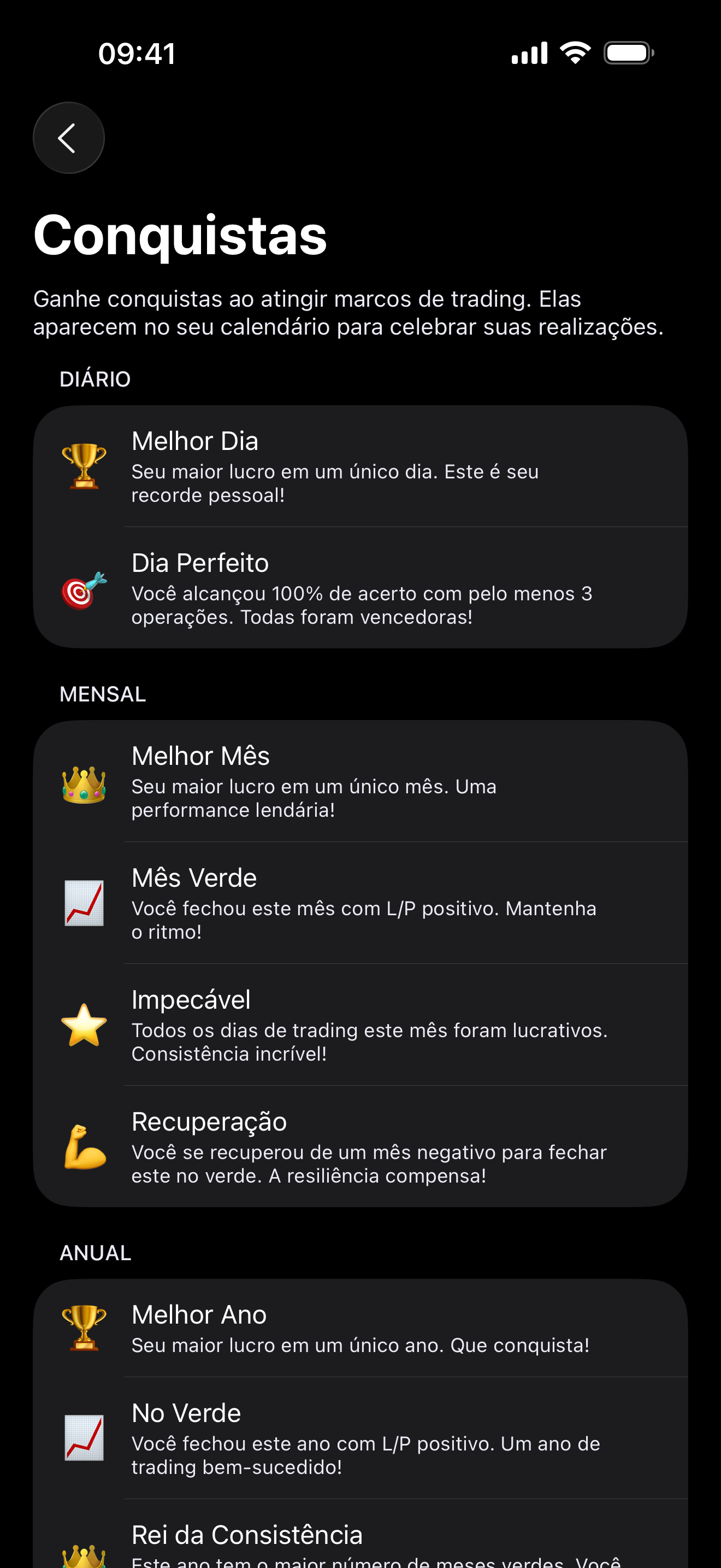 Visualização de highlights do Proloca no iPhone